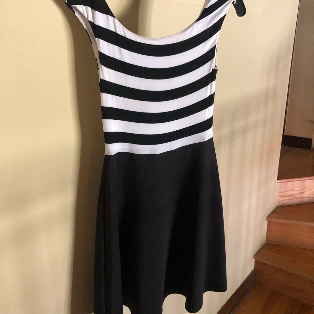 Bailey 44 black and white Parisian dress